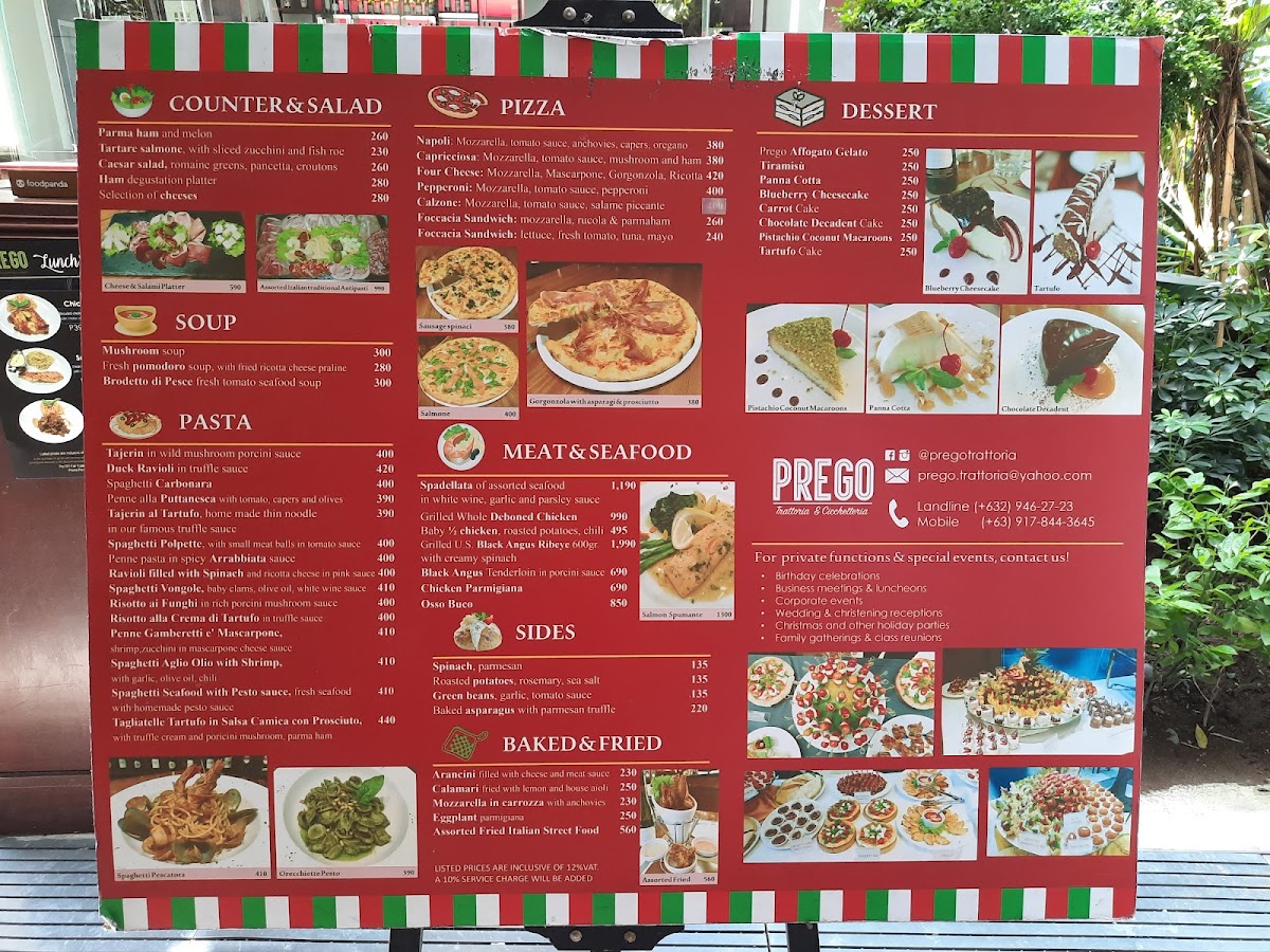 Prego Trattoria SM Aura Photo Menu 4