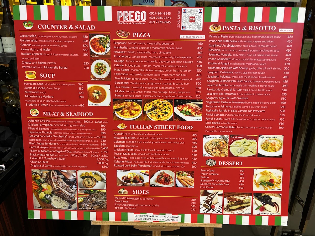 Prego Trattoria SM Aura Photo Menu 7