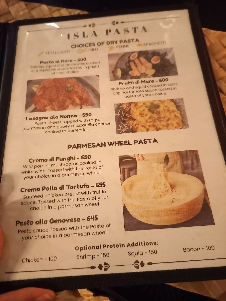 Isola Trattoria Photo Menu 3