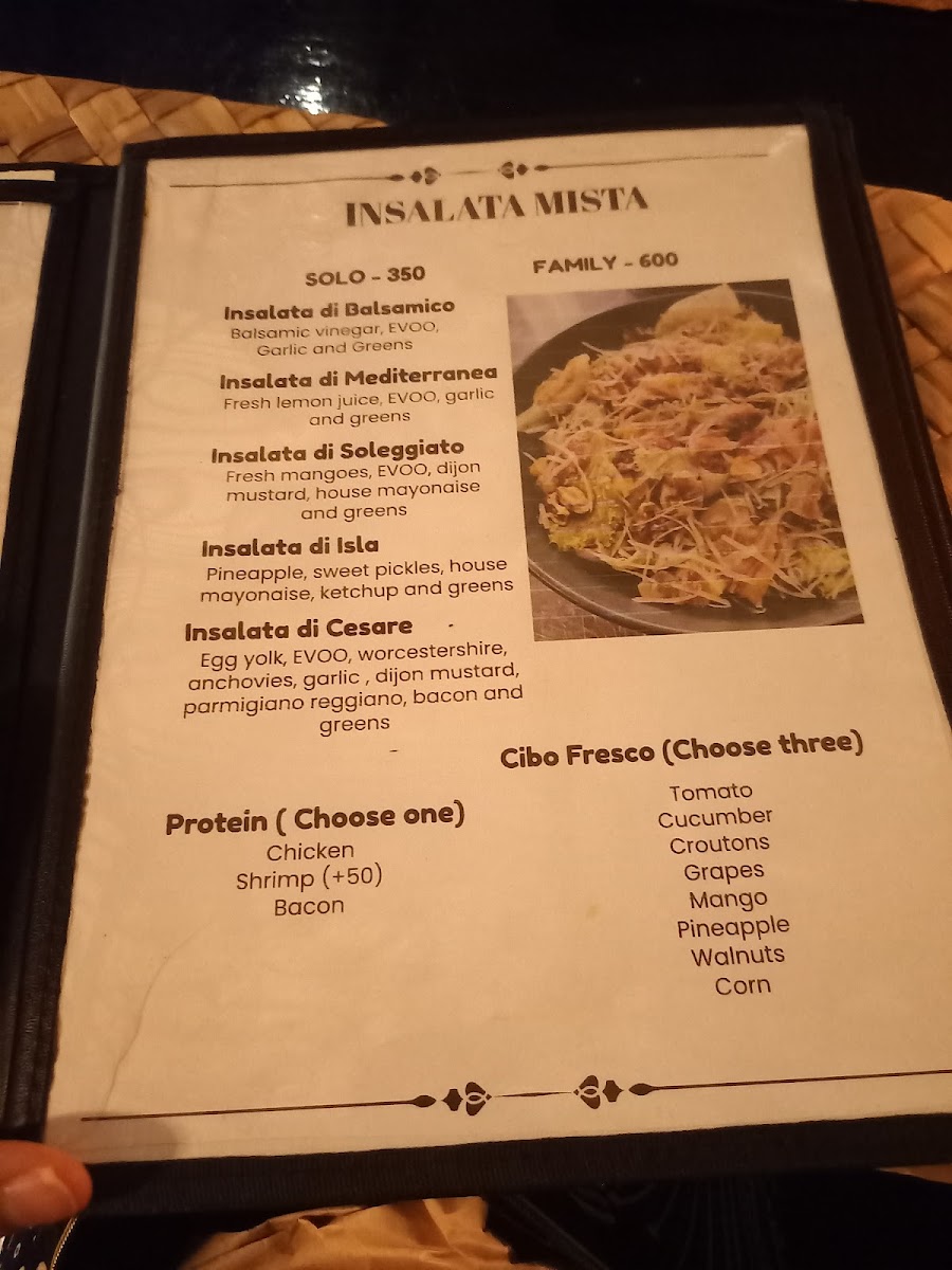 Isola Trattoria Photo Menu 7