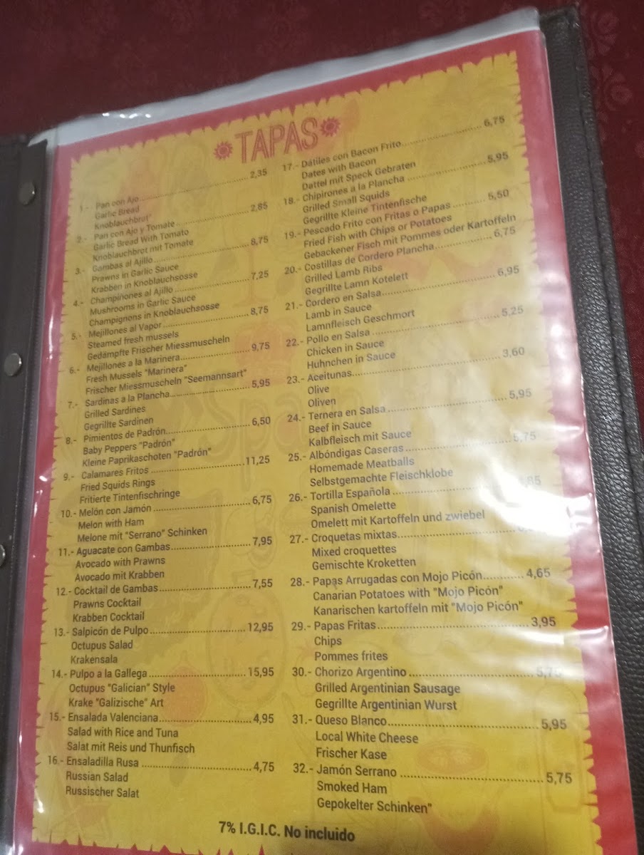 Restaurante Típico Español Photo Menu 5