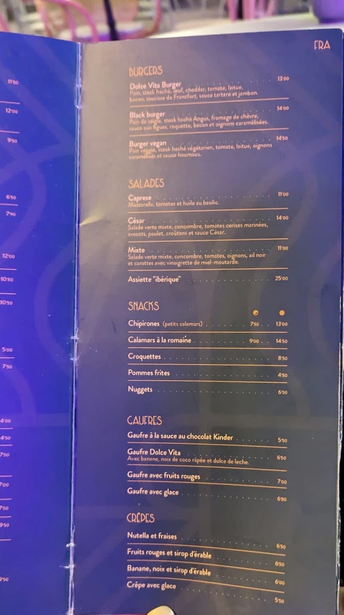 Café Dolce Vita Photo Menu 4
