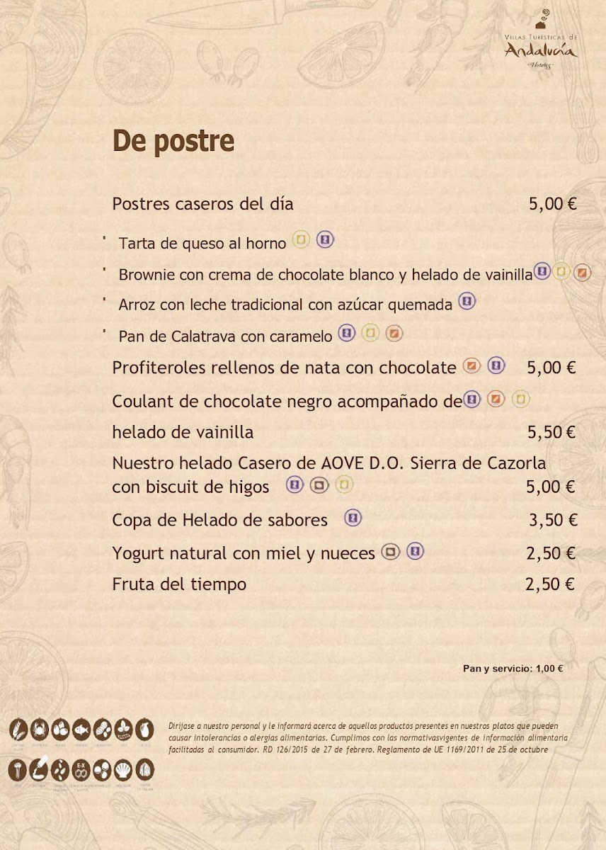 Restaurante El Trillo Villa Turística de Cazorla Photo Menu 3