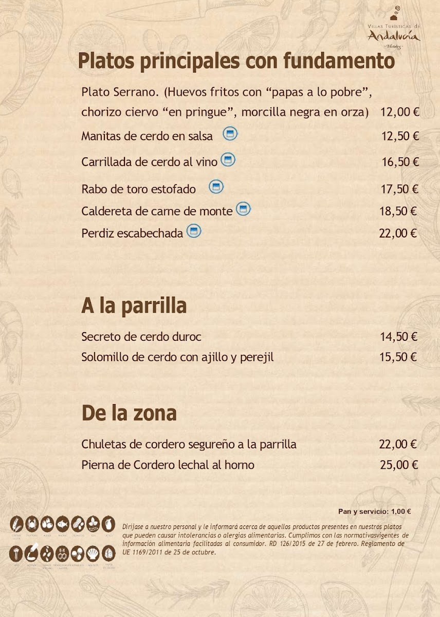 Restaurante El Trillo Villa Turística de Cazorla Photo Menu 6