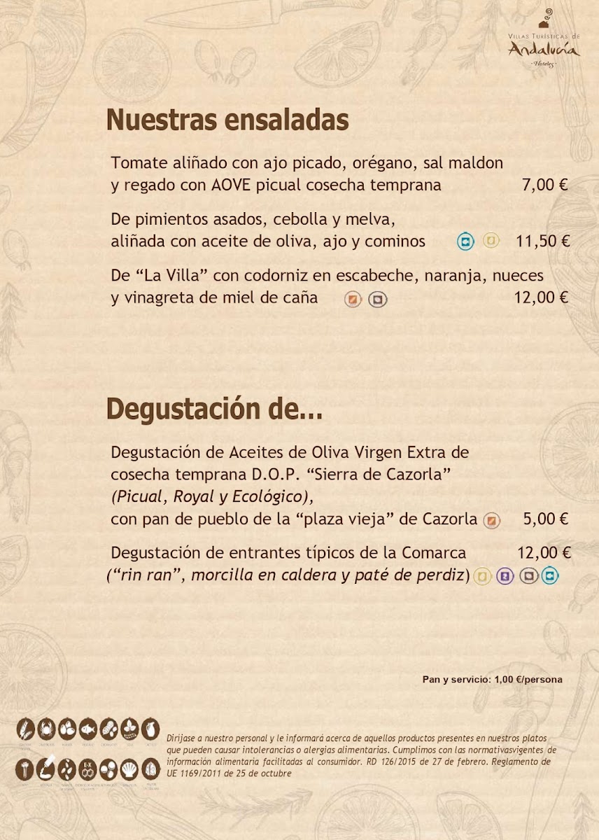 Restaurante El Trillo Villa Turística de Cazorla Photo Menu 7