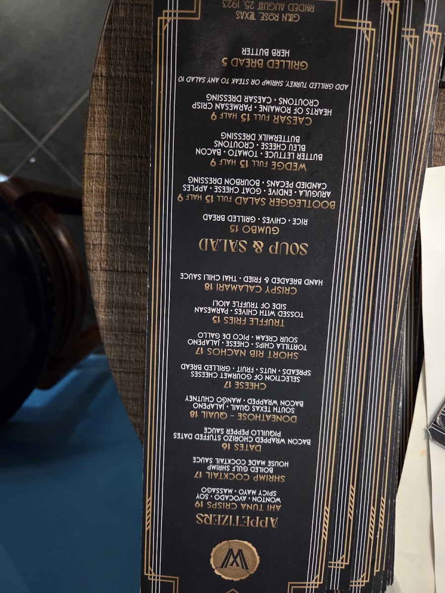 WhiskyWoods Steakhouse Photo Menu 3