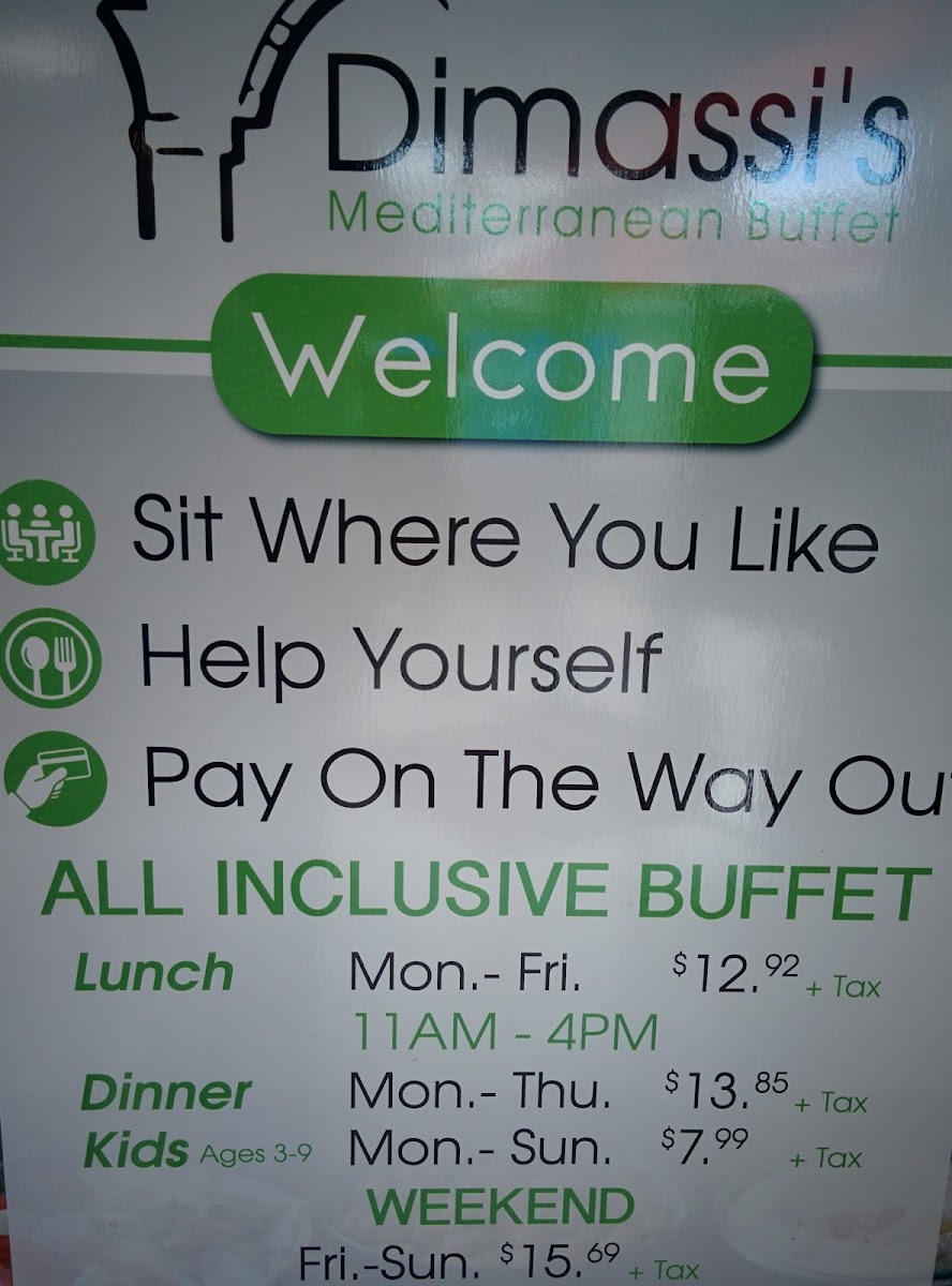 Dimassi's Mediterranean Buffet Photo Menu 10