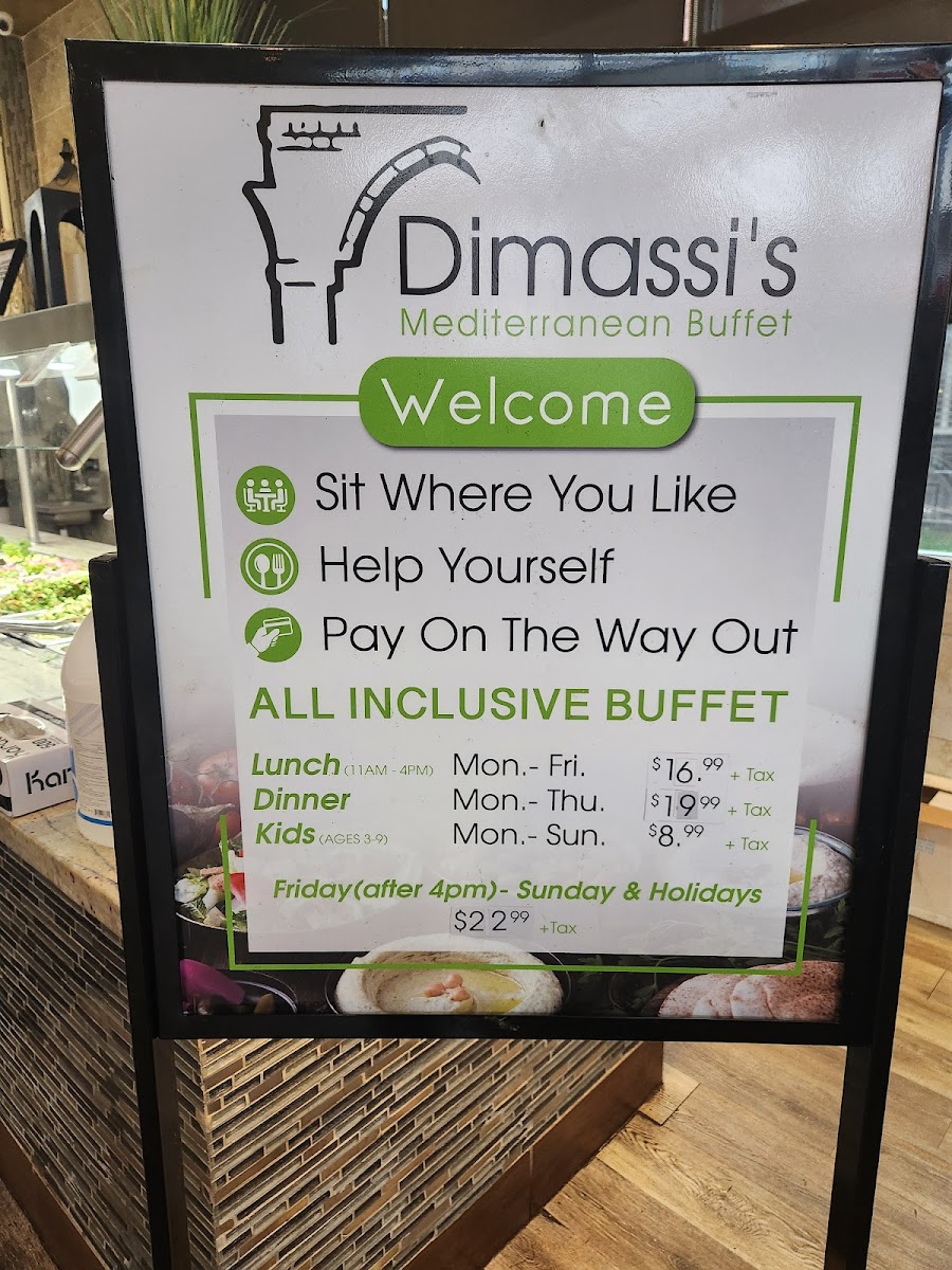 Dimassi's Mediterranean Buffet Photo Menu 4
