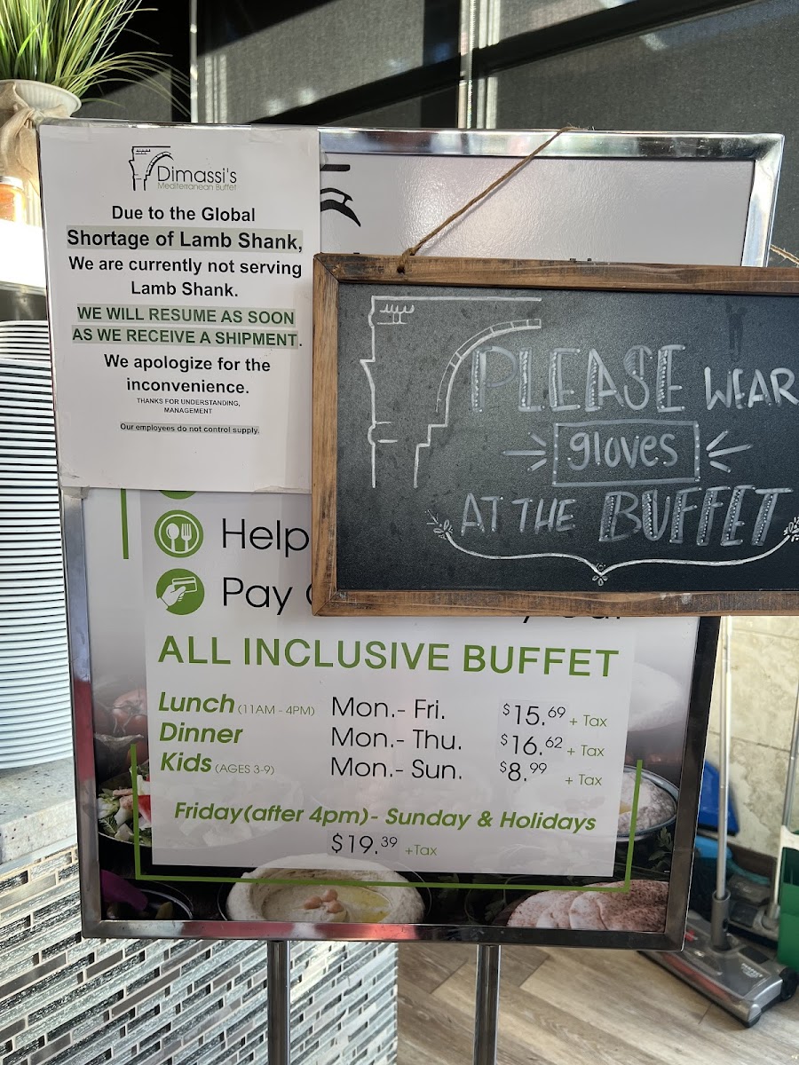 Dimassi's Mediterranean Buffet Photo Menu 6