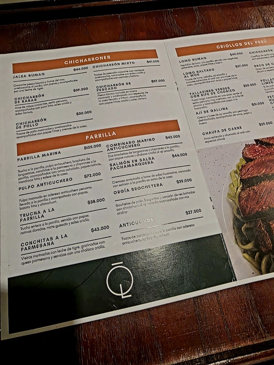 SUMAQ | Restaurante Peruano Almagro Photo Menu 9