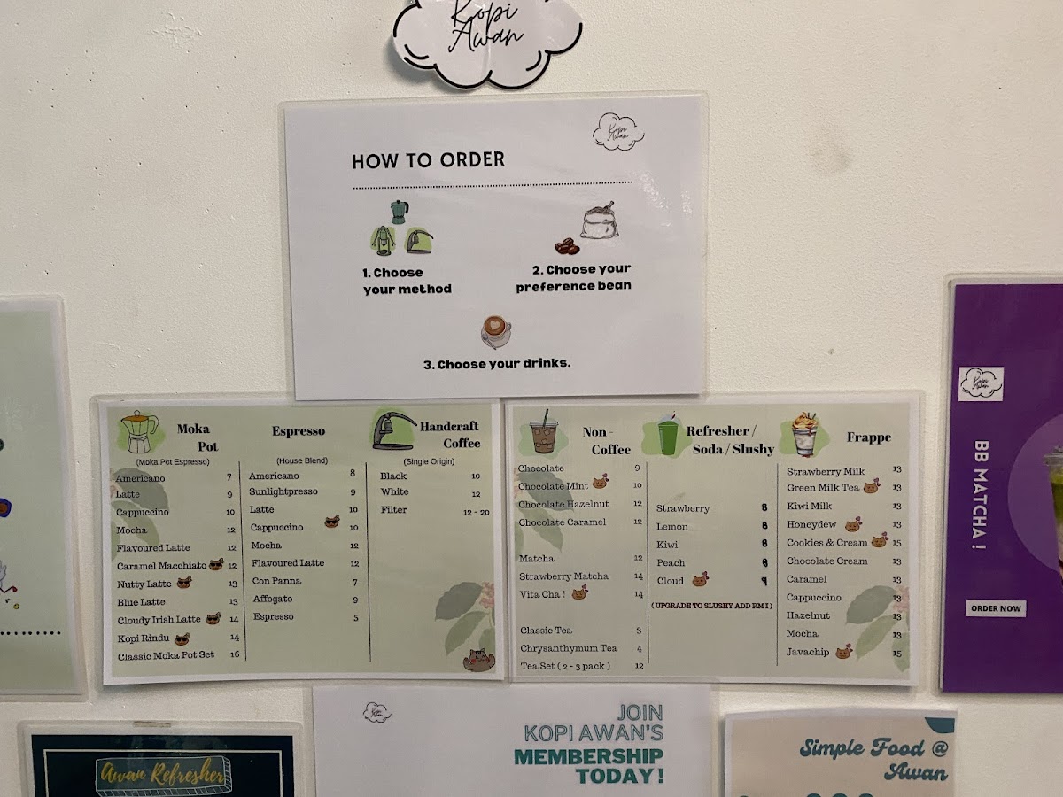 KOPI AWAN JB Photo Menu 1