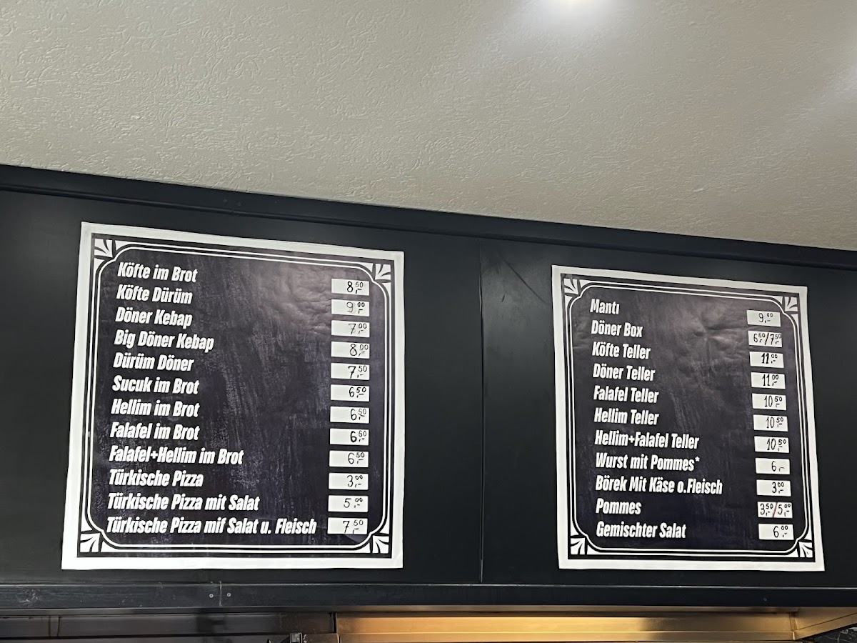 Aba Kebap Photo Menu 1