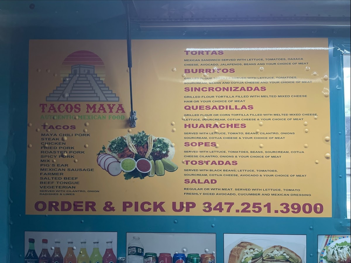 Maya Taco Truck Photo Menu 3