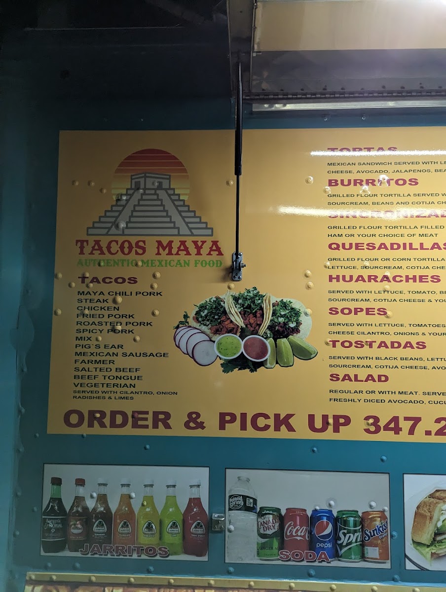 Maya Taco Truck Photo Menu 5