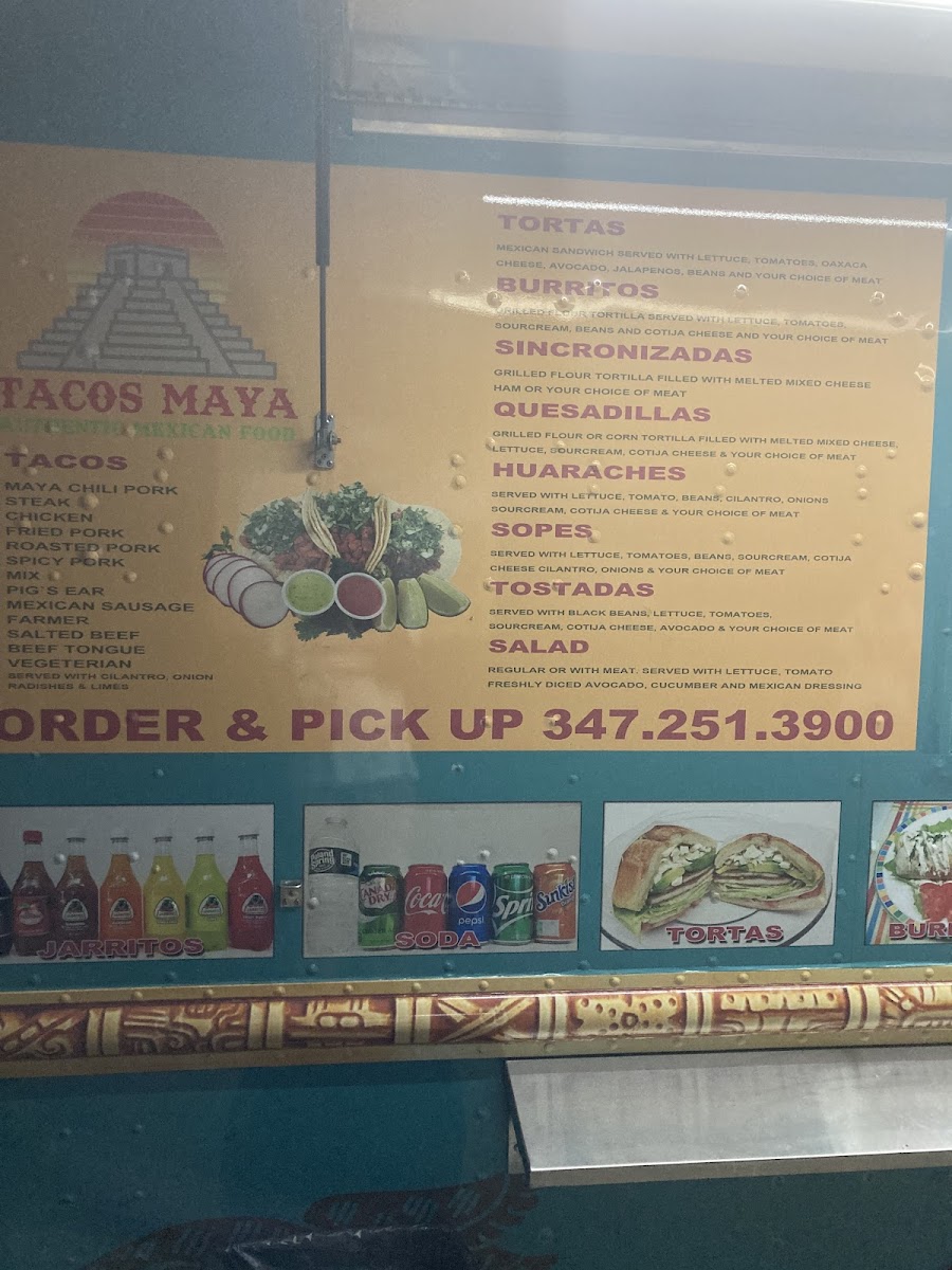 Maya Taco Truck Photo Menu 6