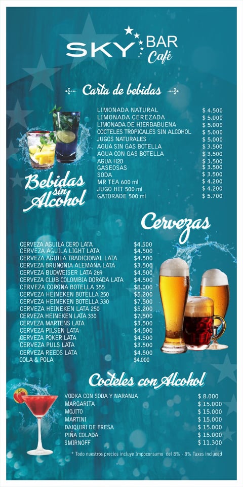 Restaurante Sky Bar Terraza Photo Menu 6