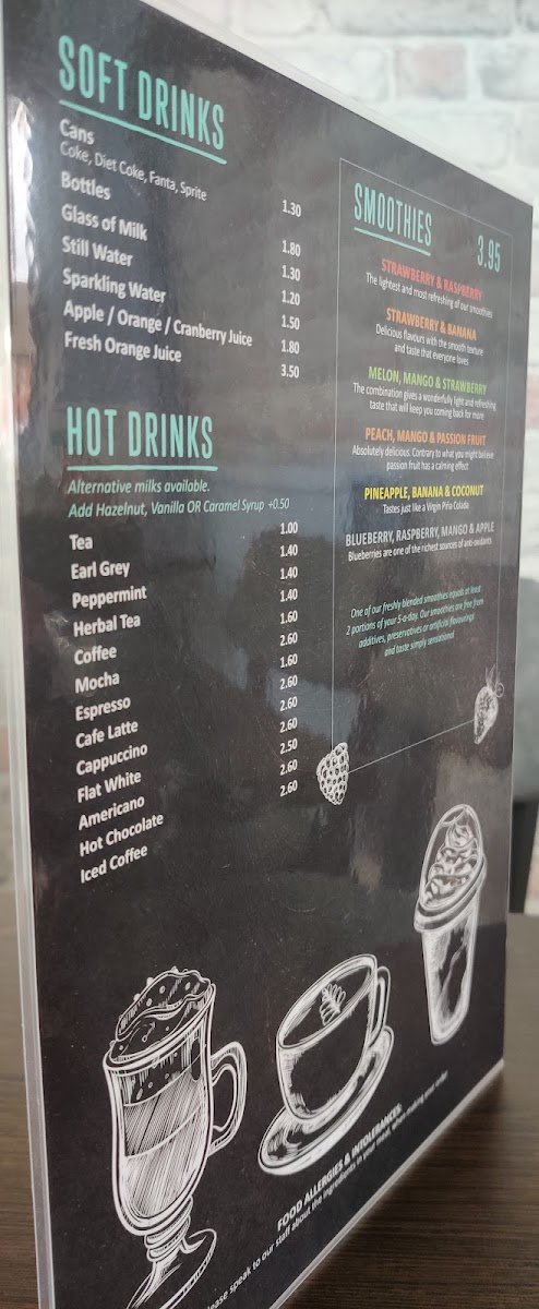 Bridge Cafe Photo Menu 1