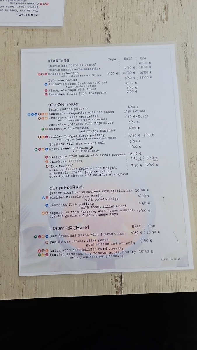 Strava - Vermuteria Photo Menu 1