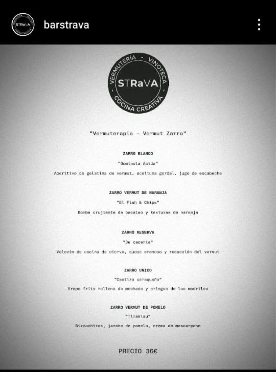 Strava - Vermuteria Photo Menu 4