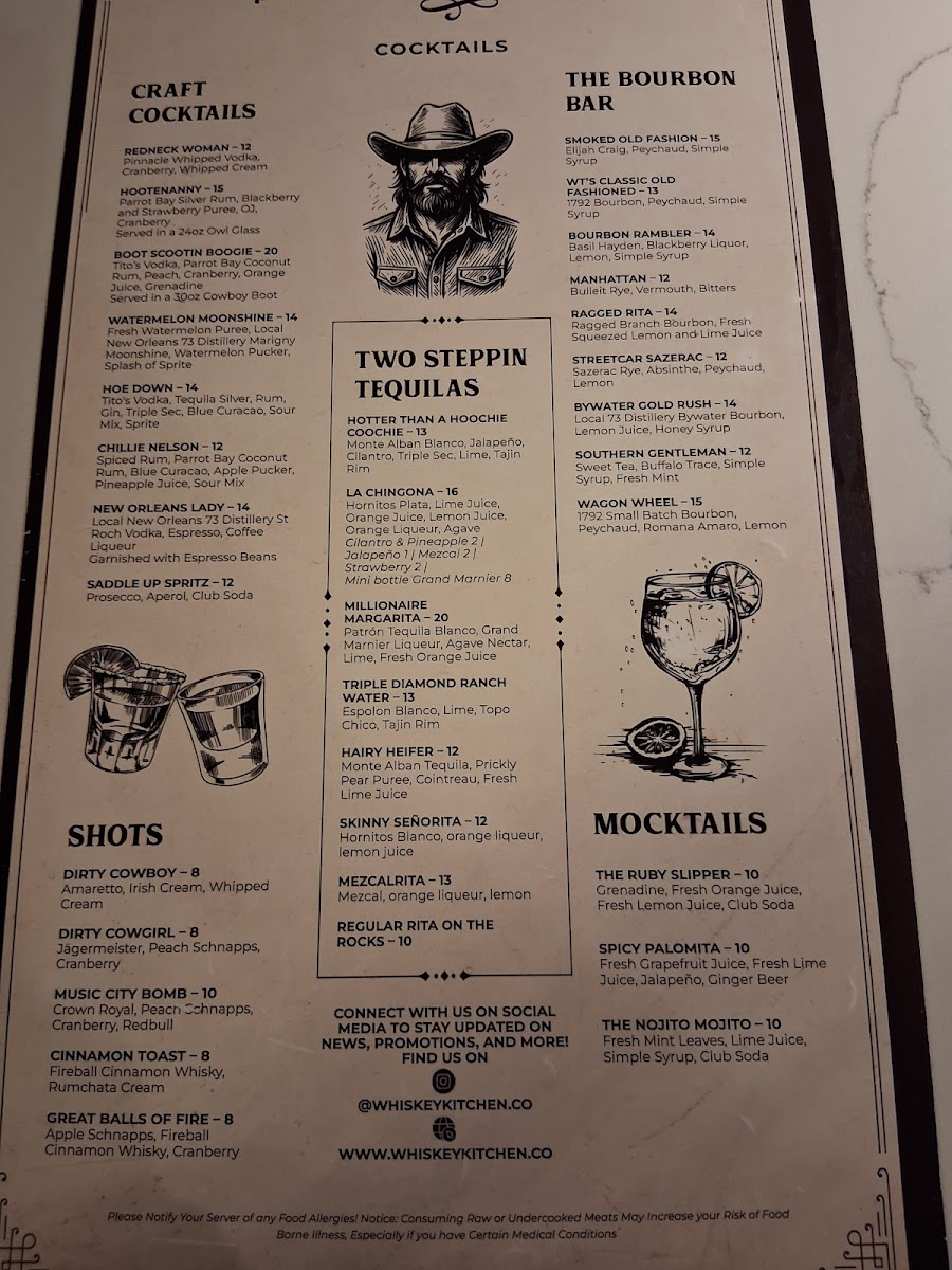 Whiskey Kitchen Photo Menu 3