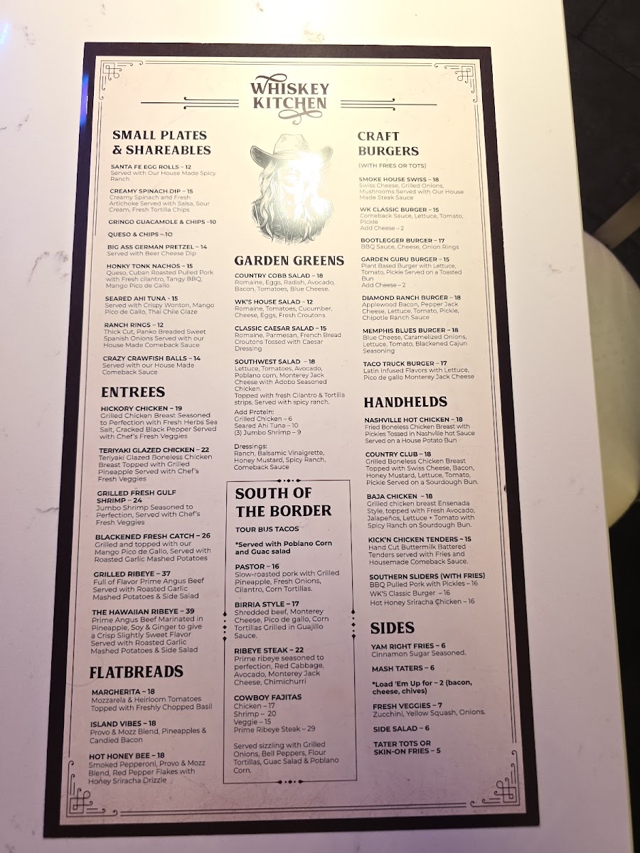 Whiskey Kitchen Photo Menu 4