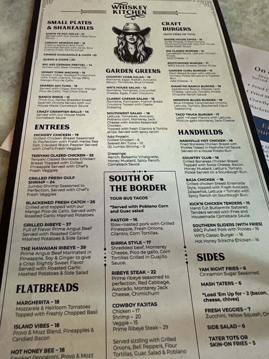 Whiskey Kitchen Photo Menu 5