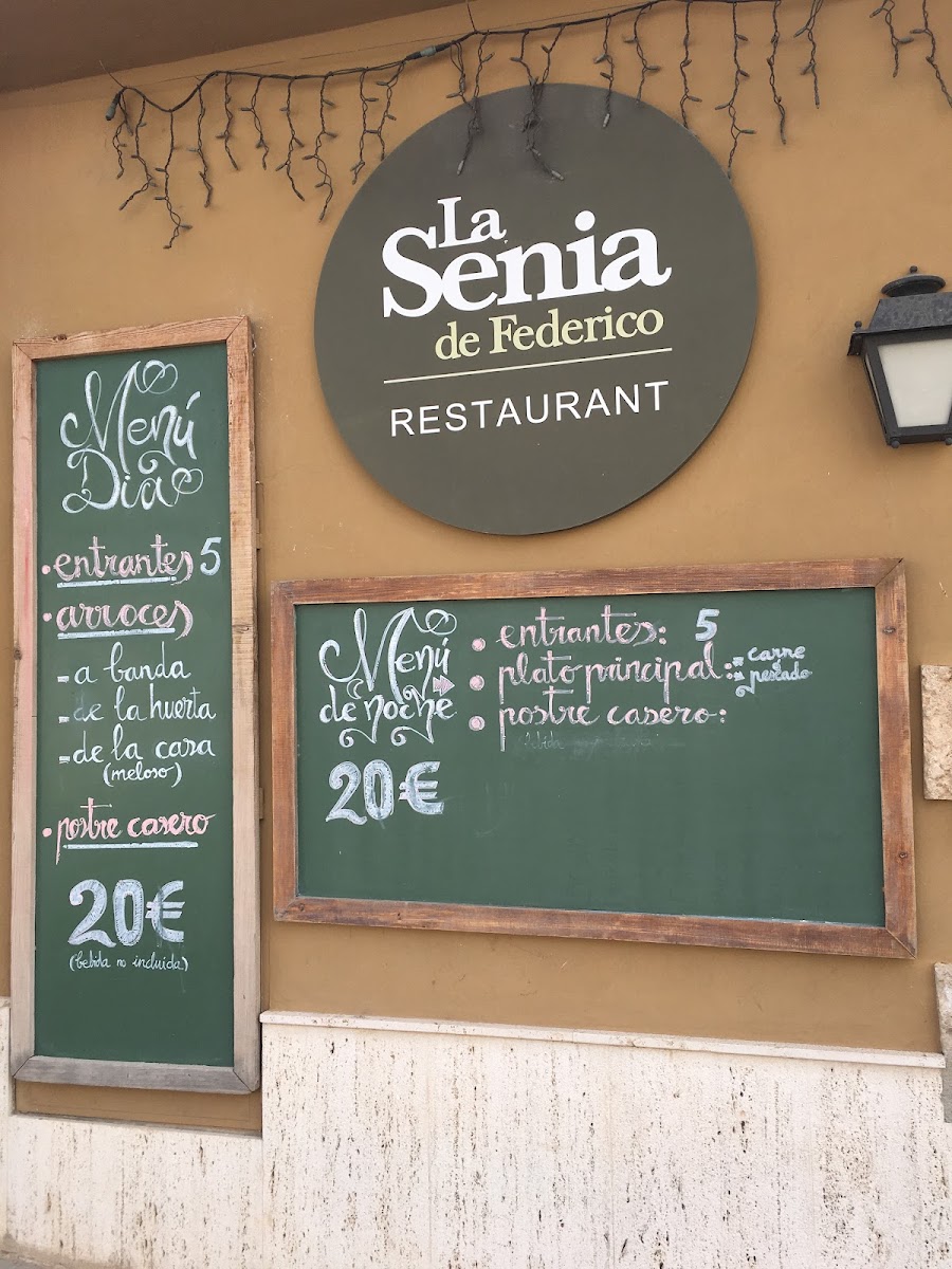 Restaurante La Senia Photo Menu 3