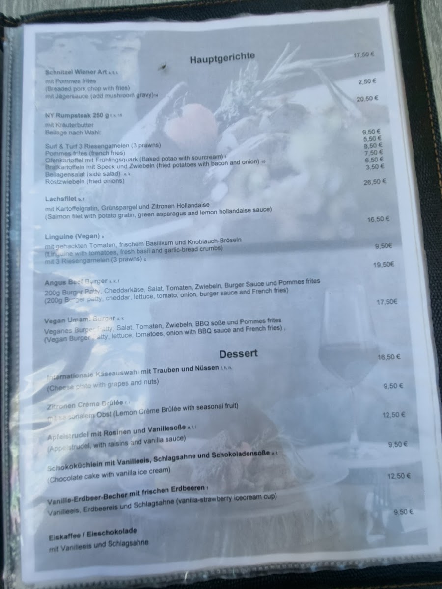 Restaurant Burg Landshut Photo Menu 8