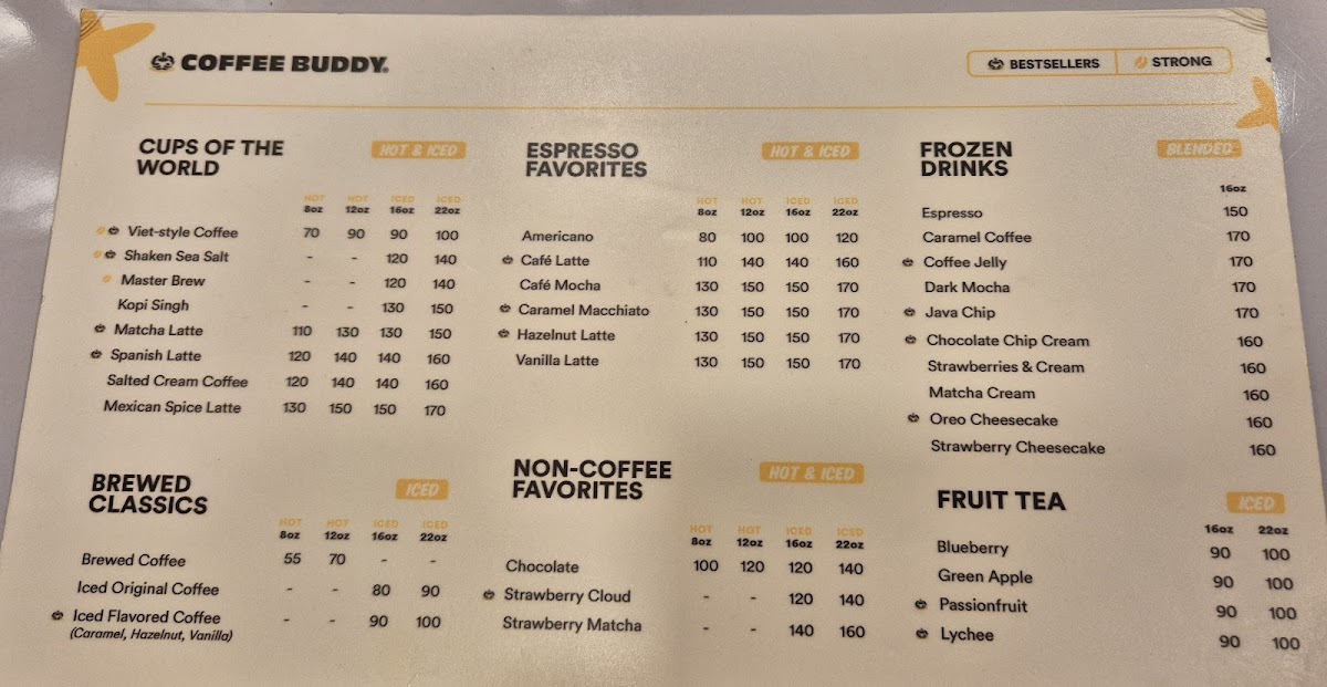 Coffee Buddy - Main Photo Menu 3