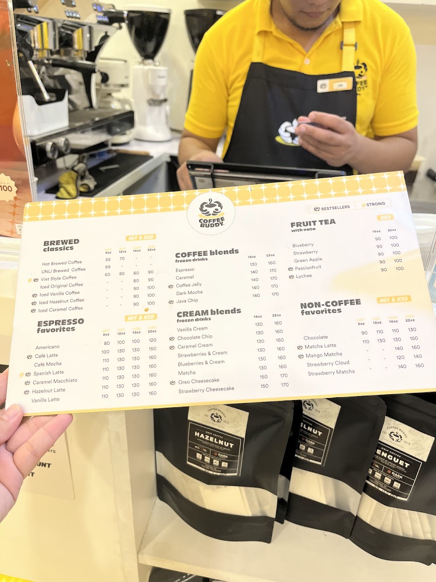 Coffee Buddy - Main Photo Menu 5