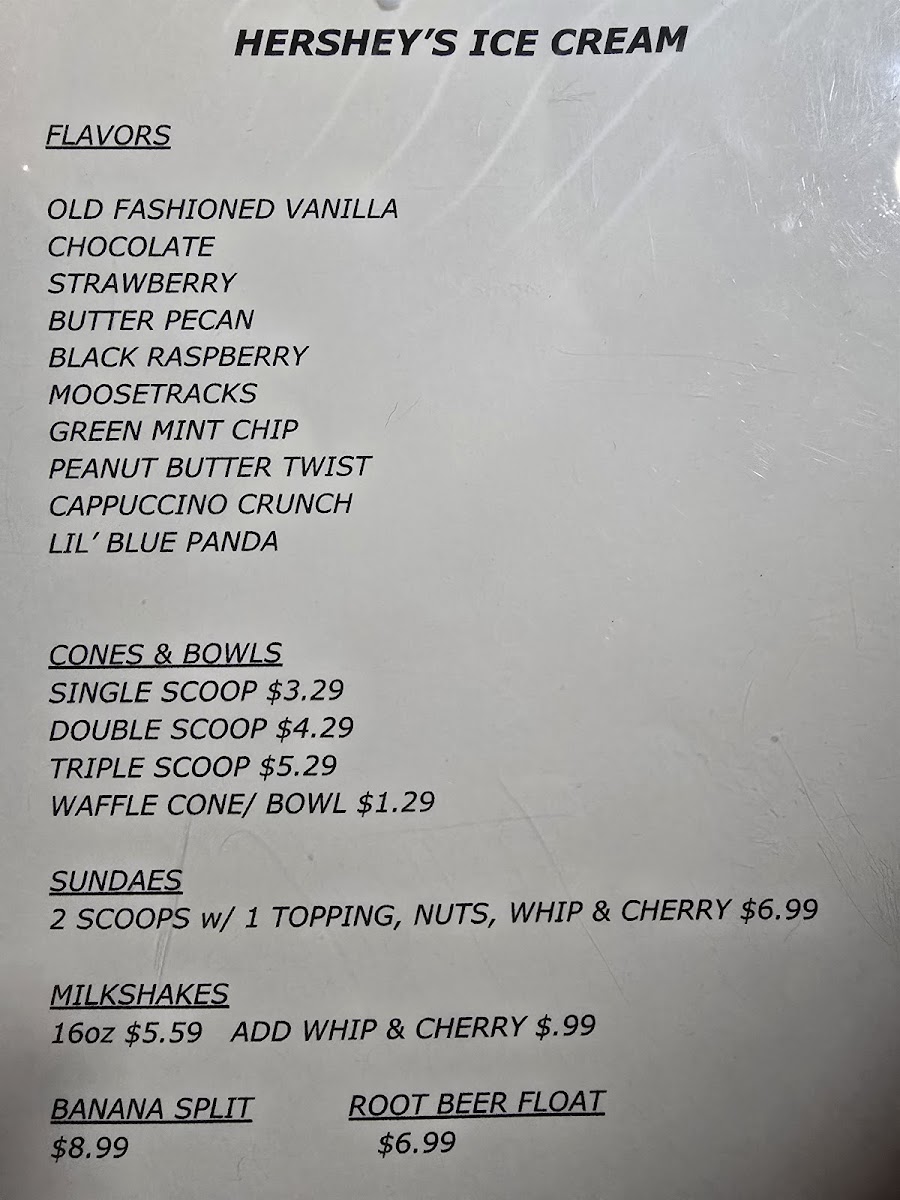 Cheryl's Snack Shack Photo Menu 2
