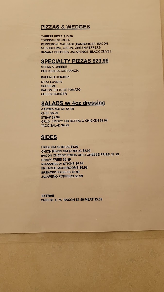 Cheryl's Snack Shack Photo Menu 8