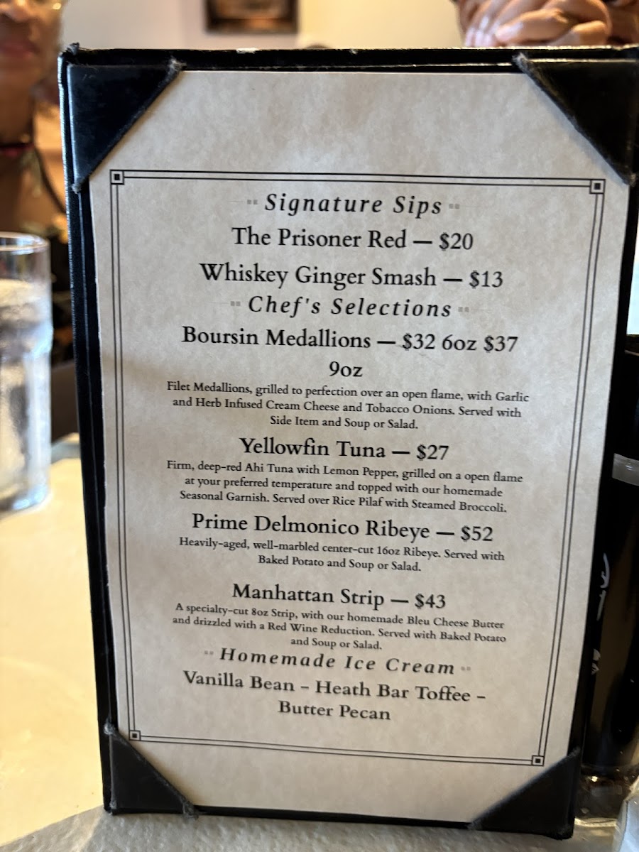 The Chop House Photo Menu 2