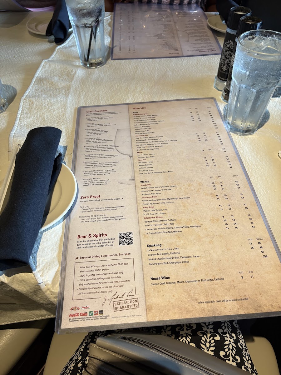 The Chop House Photo Menu 5