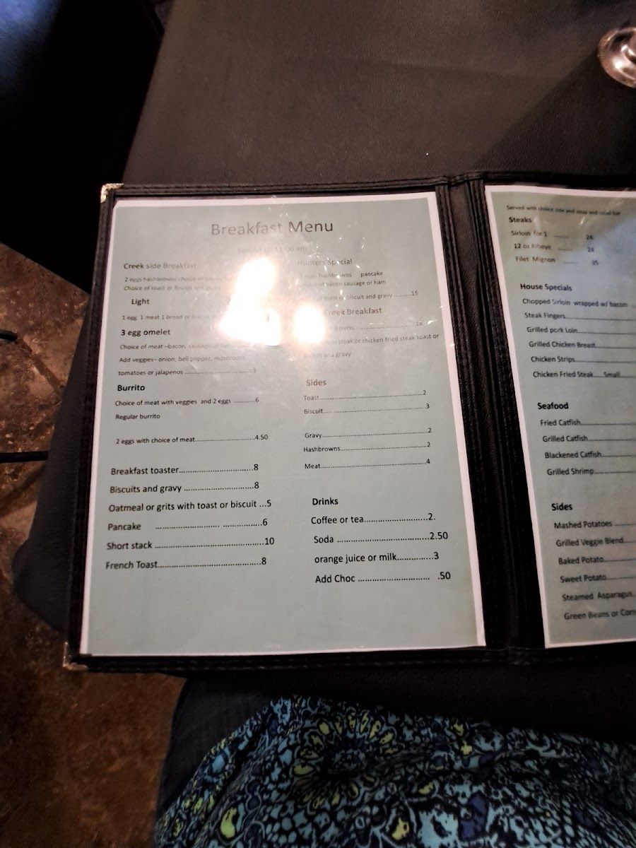 Rustic Creek Steakhouse Photo Menu 10