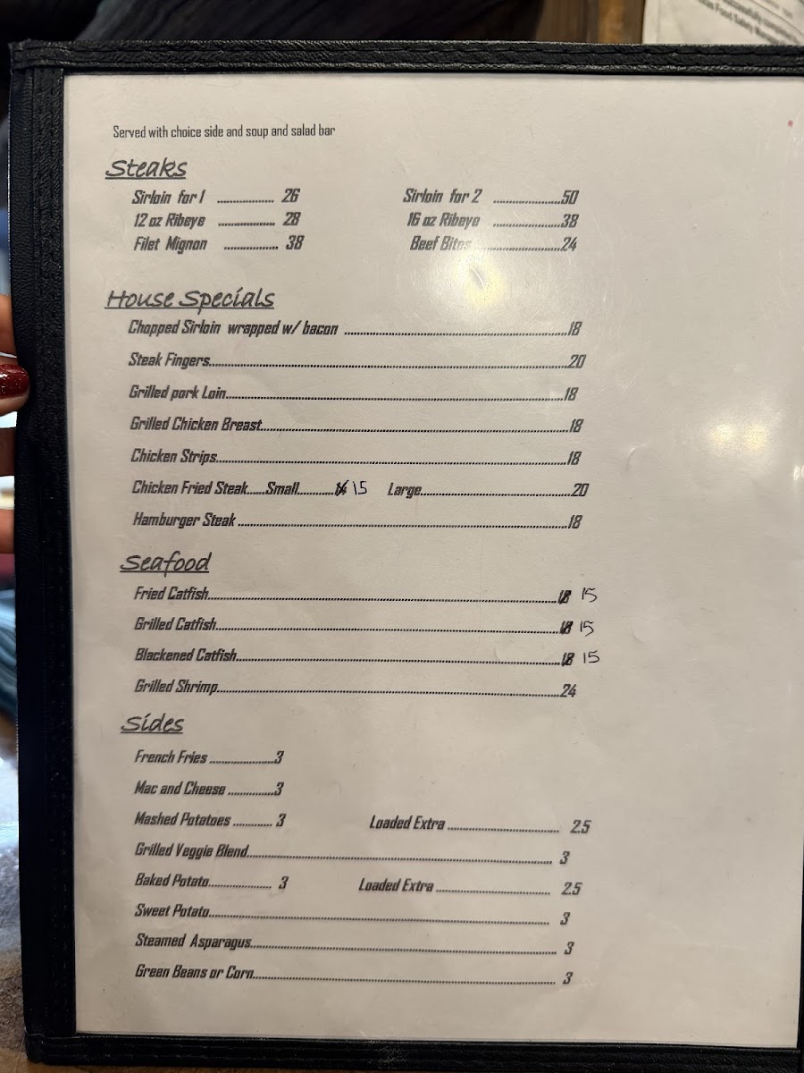 Rustic Creek Steakhouse Photo Menu 6