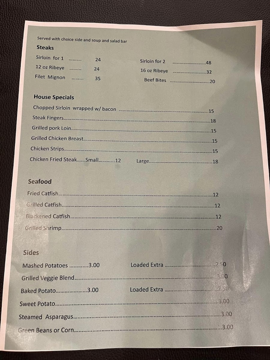 Rustic Creek Steakhouse Photo Menu 7