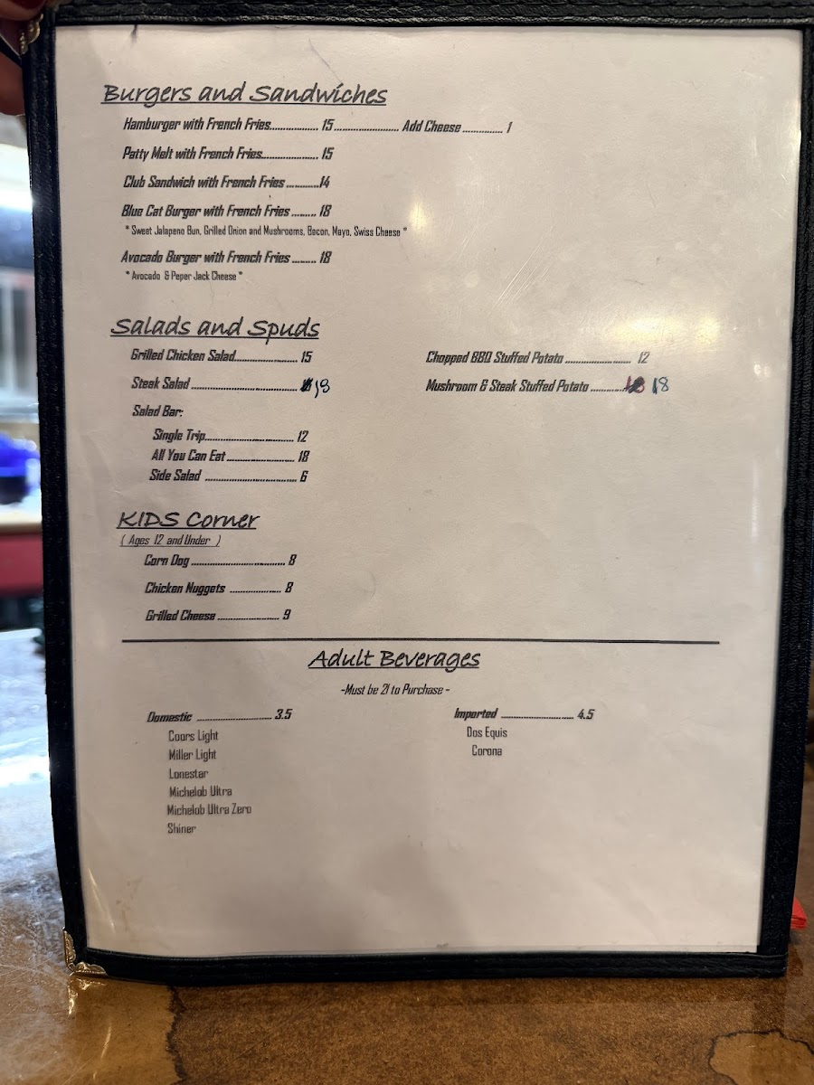 Rustic Creek Steakhouse Photo Menu 9