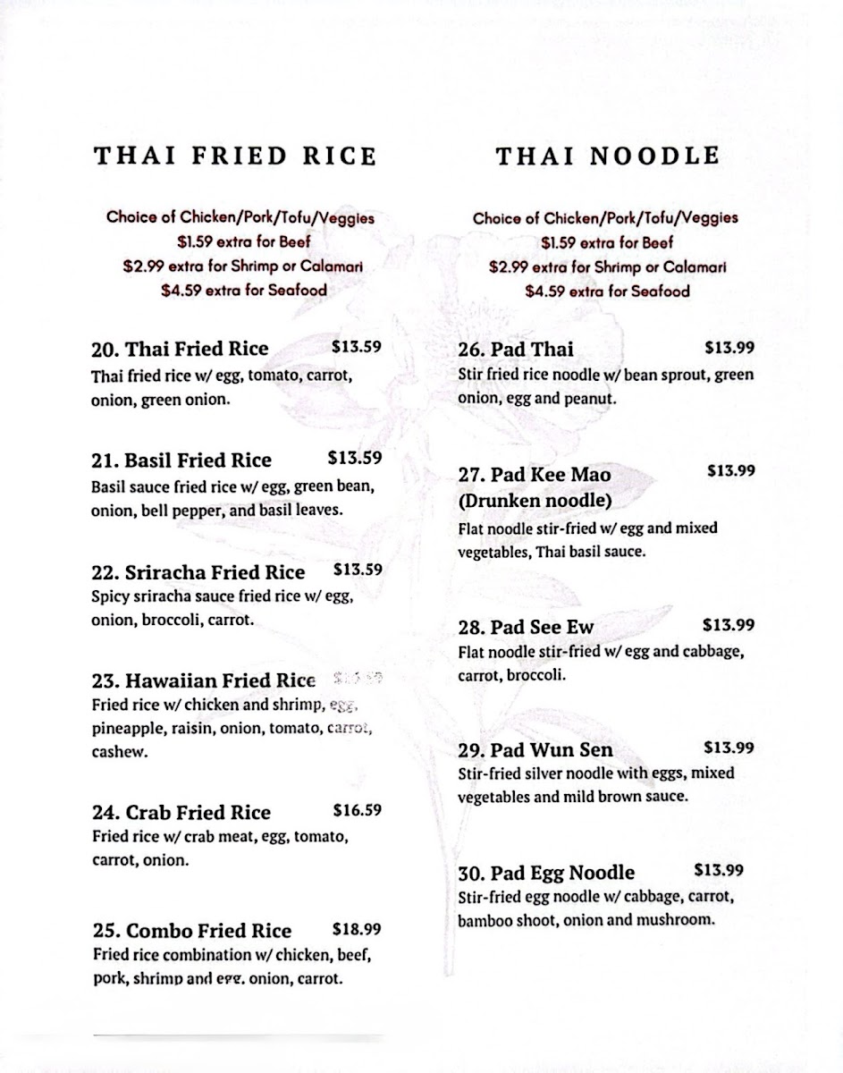 Thai Table Photo Menu 7