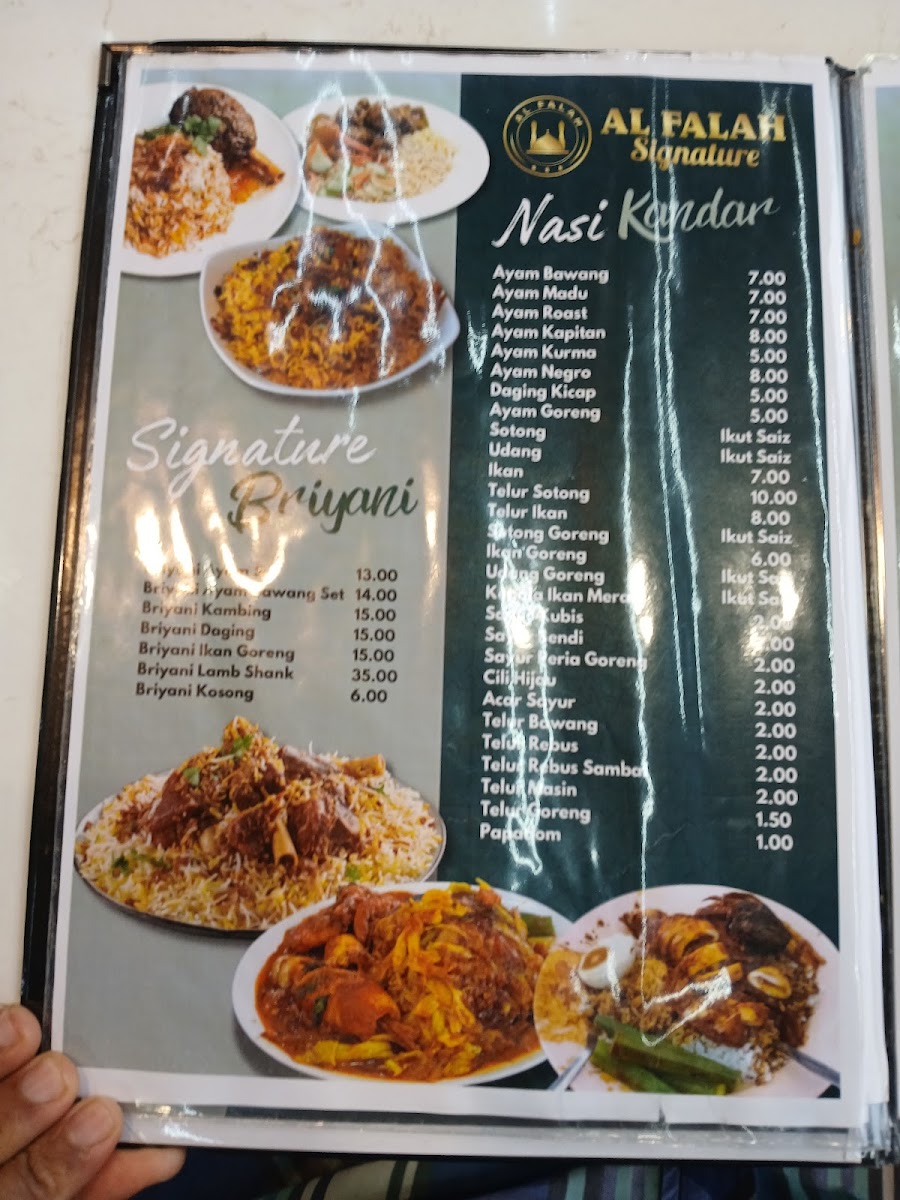 Nasi Kandar Al Falah Signature Photo Menu 4