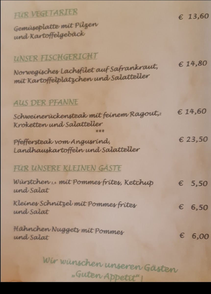 Bergbaude Steinbach-Hallenberg Photo Menu 3
