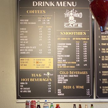 The Grind Coffee Shop Photo Menu 2
