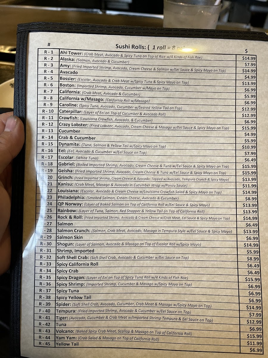 Shogun of Japan Photo Menu 1