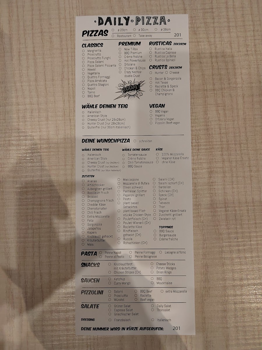 Daily Pizza Luzern Photo Menu 3