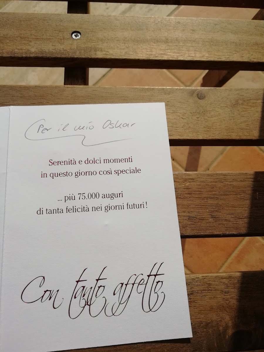La Tana del Rosso Photo Menu 1