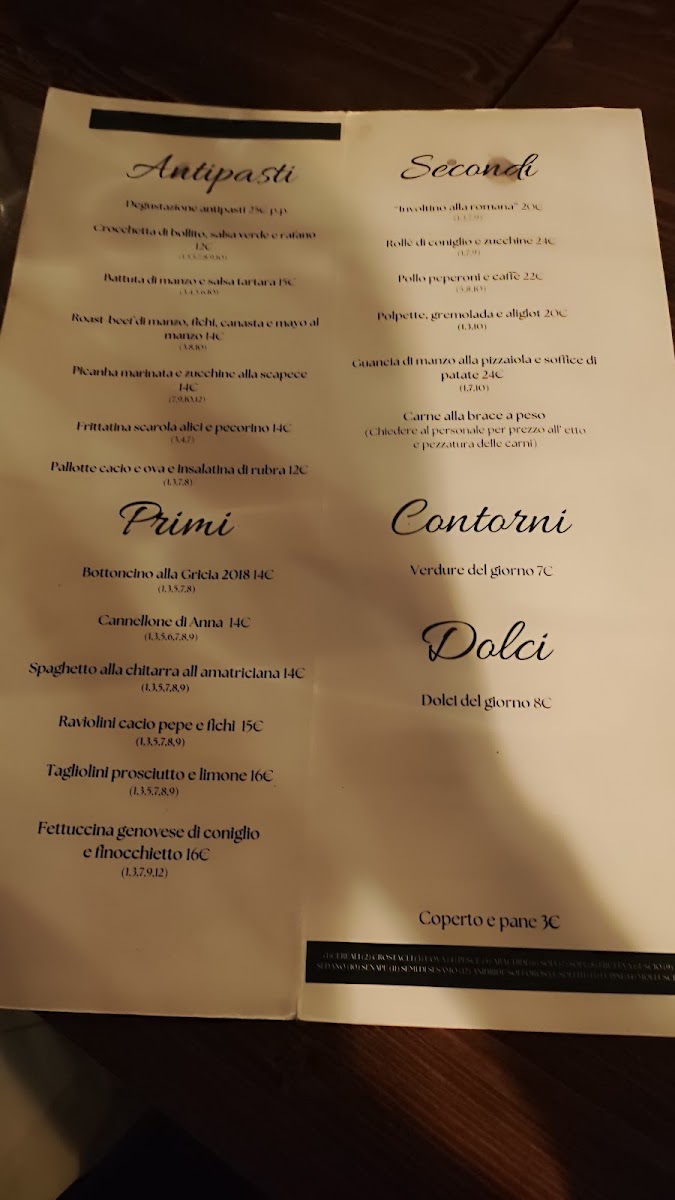 Anna - Osteria e brace Photo Menu 3