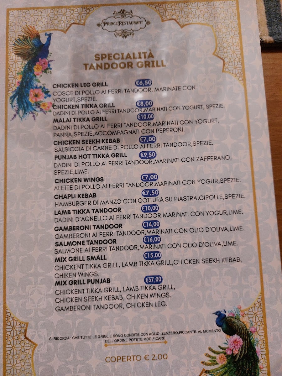 Prince Restaurant Photo Menu 6