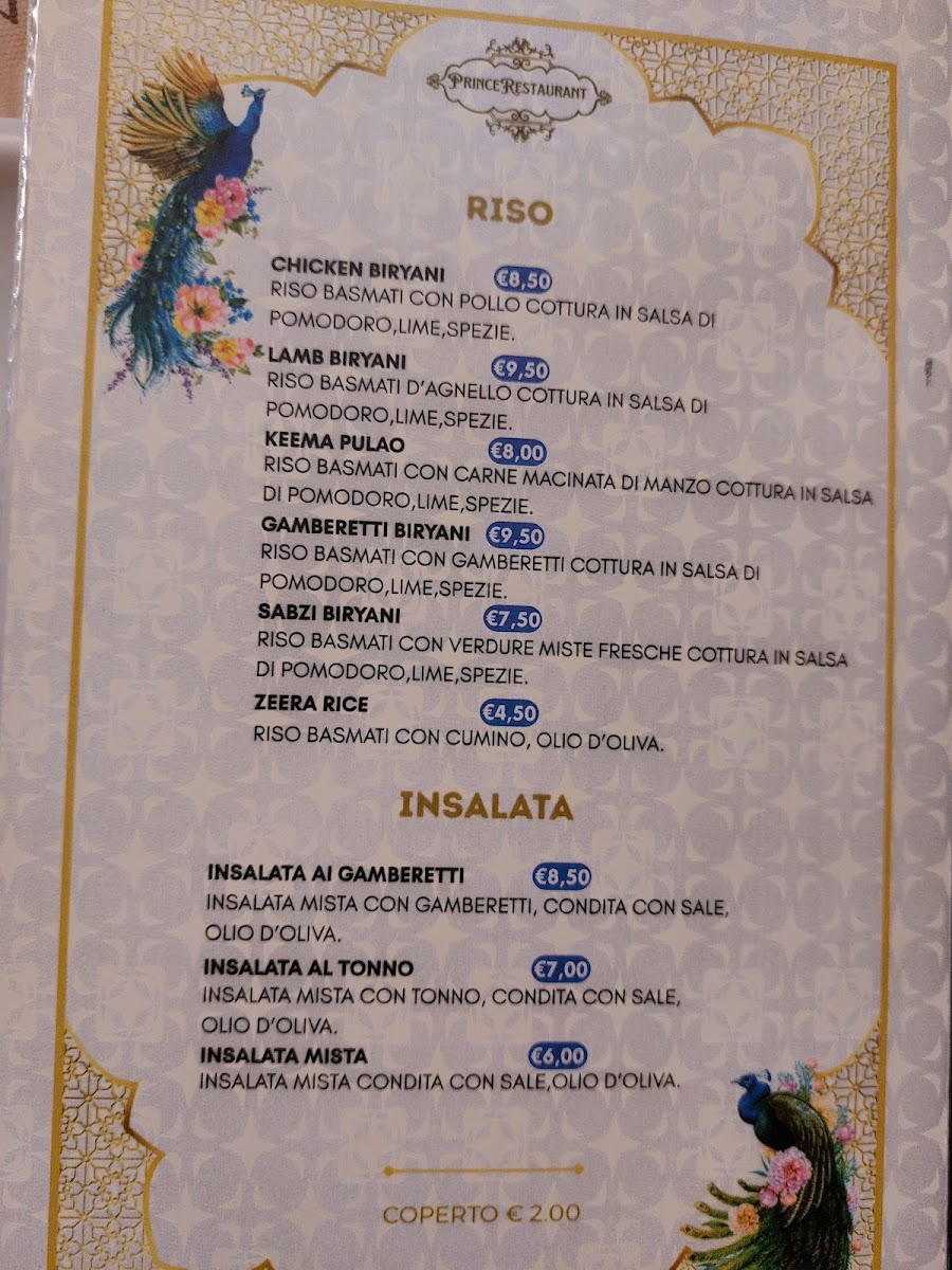 Prince Restaurant Photo Menu 9