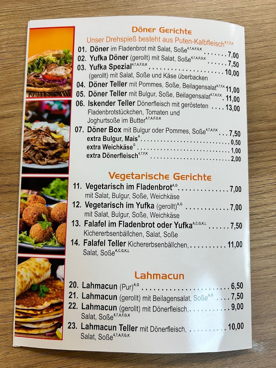 Baran Pizza- &Kebap-Haus Photo Menu 2