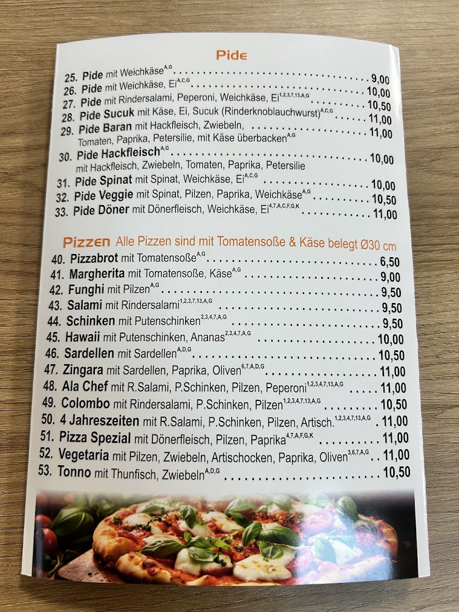 Baran Pizza- &Kebap-Haus Photo Menu 6
